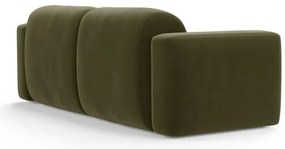 Khaki bársony kanapé 220 cm Strino – Cosmopolitan Design