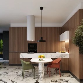 Sollux SL.1703 - Csillár zsinóron BILO 1xE27/15W/230V átm. 35 cm fekete