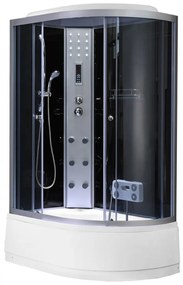 Lia 80x120 cm hidromasszázs zuhanykabin balos