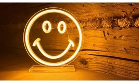 2Kids Toys - LED Neon asztal dekoráció LED/5W/USB smiley