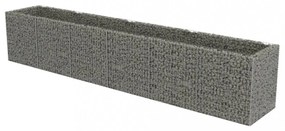 horganyzott acél gabion magaságyás 540 x 90 x 100 cm