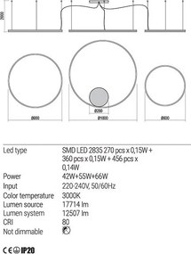 Függeszték Fekete ORBIT REDO 01-1954-TRIAC