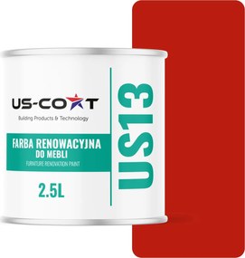 Konyhabútor Festék Szekrény Frontok Piros Ral 3020 Félmatt 2,5L