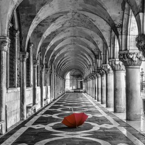 Poszter 40x40cm EsernyĆ a DĂłzse-palota ĂvĂ©ben, Assaf Frank