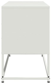 fehér acél TV-szekrény 100,5x39x60,5 cm