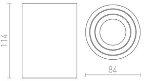 RED - Design Rendl - R12044 - Spotlámpa MOMA 1xGU10/35W/230V fehér