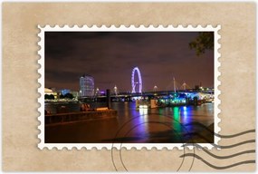 Poszterek 120x80 Lila London Eye