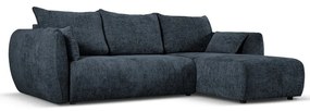 Sötétkék sarokkanapé (jobb oldali) Matera – Cosmopolitan Design