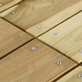 5 részes impregnált fenyőfa kerti étkezőgarnitúra