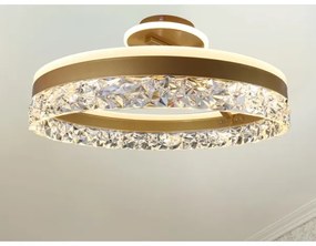 Brilagi - LED Dimmelhető felületre szerelhető csillár LED/86W/230V 3000-6500K arany + távirányító