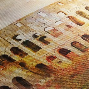 Kép - Digitális festészet, Colosseum, Róma, Olaszország (120x50 cm)