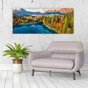 Kép - Urisee-tó, Ausztria (120x50 cm)