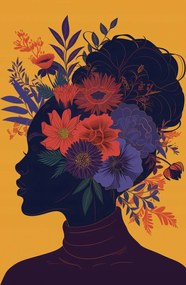 Poszter 53x81cm Botanikus múzsa