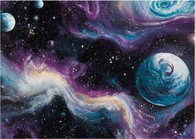 Kép - Festett univerzum (70x50 cm)