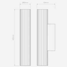 Astro Lighting IO 1409057 Fali lámpa 1x6.5W/led 3000K 605LM IP44
