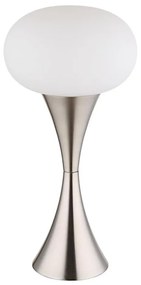 Globo 21027N - Asztali lámpa LULA 1xE14/25W/230V matt króm