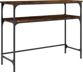 vidaXL füstös tölgy színű szerelt fa tálalóasztal 100x35,5x75 cm