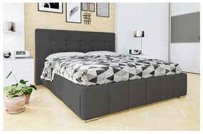 Franciaágy 180 cm Kendrick (öko-bőr Soft 020). 1058293