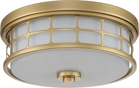 Quoizel Guardian QZ-GUARDIAN-F-PNBR Süllyesztett mennyezeti lámpa 2x60W/E27 IP44