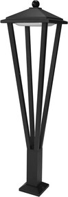 Italux modern kültéri állólámpa bons fekete itxofl-22474-l-bk