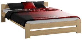 Emelt masszív ágy ágyráccsal 160x200 cm Fenyő