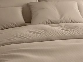 DENYX világosbarna krepp ágyneműhuzat, hotelzsebes Ágyneműhuzat mérete: 70 x 90 cm | 140 x 200 cm