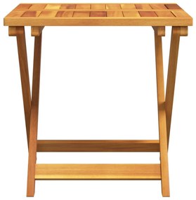 tömör akácfa összecsukható kerti asztal 50 x 50 x 50 cm
