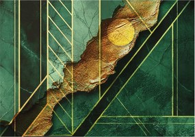 Divatos Flizelin Tapéta Fali Furnér Geometriai feszültség 208x146