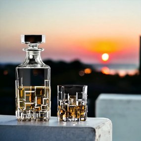 RCR ETNA kristályüveg whisky szett 7 részes