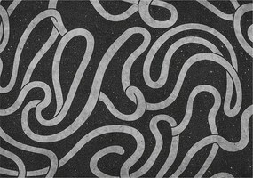 Dekoratív Fotótapéta Furnér Flizelin Csavaros formák 312x219