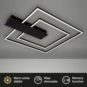 Briloner 3545-015 - LED Dimmelhető mennyezeti lámpa NICO LED/25W/230V fekete