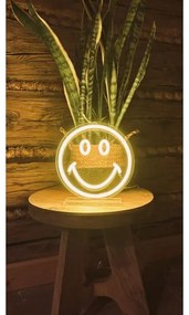 2Kids Toys - LED Neon asztal dekoráció LED/5W/USB smiley