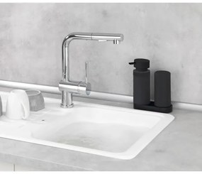 WENKO 69753800 - Rendező EASY SQUEEZ-E 15x18 cm fekete