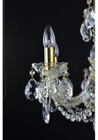 Wranovsky JWZ125122230 - Kristály csillár láncon MARIERA 12xE14/40W/230V