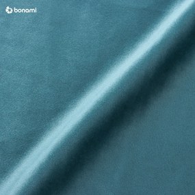 2 db-os petróleumkék bárszék szett bársony kárpittal, magasság 106 cm - Dutchbone