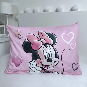 Pamut ágyneműhuzat babaágyhoz 100x135 cm Minnie – Jerry Fabrics