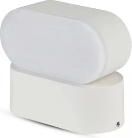 Fali lámpa V-tac 6W Led Fehér IP65 Forgatható 350st VT-816 3000K 722lm