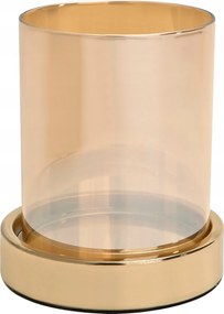 Dekorációs gyertyatartó 13,5 cm arany 133723