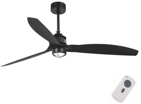 FARO 32100-10 - LED Mennyezeti ventilátor JUST FAN LED/17W/230V fekete + távirányító