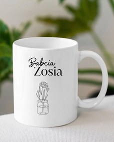 Bögre Fehér Vicces Ajándék Nagymama Nap Nagymama Név Személyre Szabás