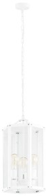 Argon 1251 - Csillár láncon BODRUM 3xE27/15W/230V fehér