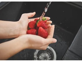 GROHE 31639AP0 - Mosogató K400 780 × 500 mm kő/fekete