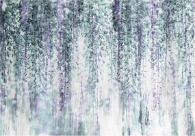 Flizelin fotótapéta Lila virágos rét harmónia otthon 208x146 +ragasztó