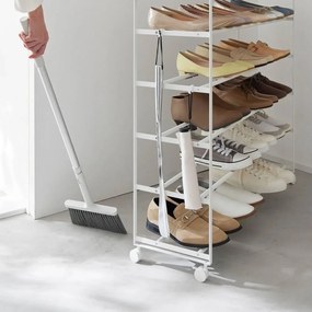 Fehér fém cipőtartó állvány 90,5x87x26 cm Tower – YAMAZAKI