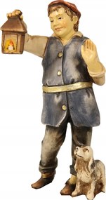 Betlehem figura 'HĂĄztulajdonos kutyĂĄval' 9,8cm magas/ 10cm magas figurĂĄkhoz