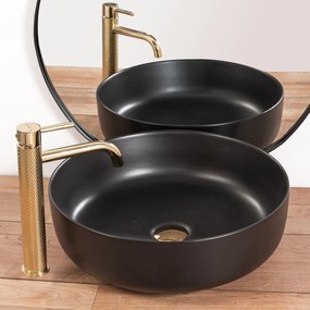 Fürdőszobai csaptelep Rea GUSTO TWO   gold high