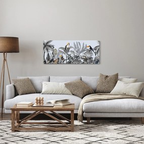 Kép - Illusztrált dzsungel (120x50 cm)