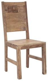 MUMBAI barna akácfa szék - 2 DB
