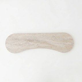 Zen komód, travertin-dió, 120 cm