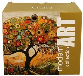 Nagyméretű porcelán bögre Modern ART Tree 750 ml